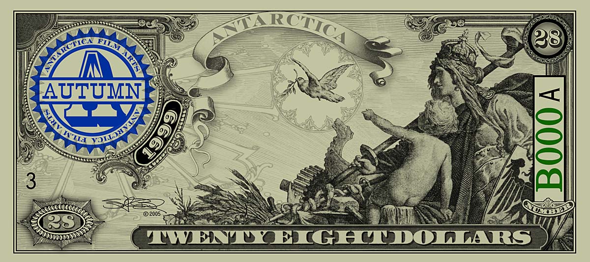 ANTARCTICA Dream-Dollars Twenty-Eight Dollar&nbsp;Notes